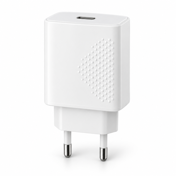 XO L160 Φορτιστής USB-C 20W Λευκός – ψηφιακή απεικόνιση
